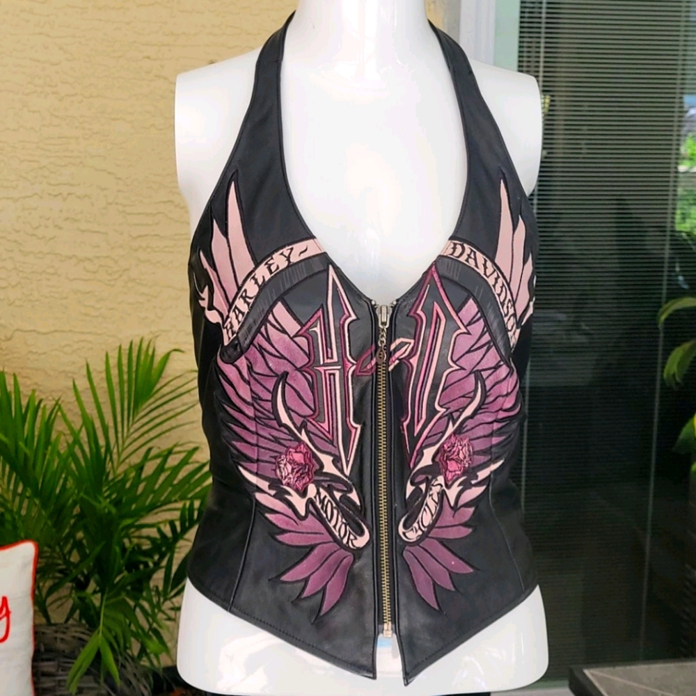 Harley Davidson Leather top